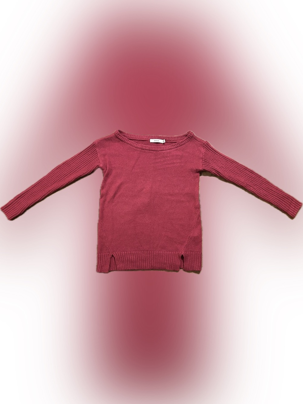 Justfab XS oversized pink Sweater